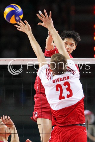  22.08.2015 TORUN ARENA<br />XIII MEMORIAL HUBERTA JERZEGO WAGNERA <br />MECZ POLSKA - JAPONIA ( MATCH POLAND - JAPAN ) <br />N/Z AKIHIRO YAMAUCHI <br /> 