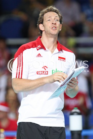  22.08.2015 TORUN ARENA<br />XIII MEMORIAL HUBERTA JERZEGO WAGNERA <br />MECZ POLSKA - JAPONIA ( MATCH POLAND - JAPAN ) <br />N/Z STEPHANE ANTIGA TRENER ( HEAD COACH ) SYLWETKA <br /> 