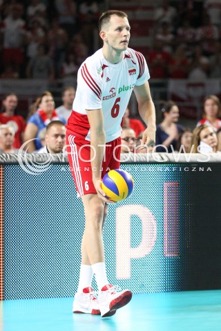  22.08.2015 TORUN ARENA<br />XIII MEMORIAL HUBERTA JERZEGO WAGNERA <br />MECZ POLSKA - JAPONIA ( MATCH POLAND - JAPAN ) <br />N/Z BARTOSZ KUREK SYLWETKA <br /> 