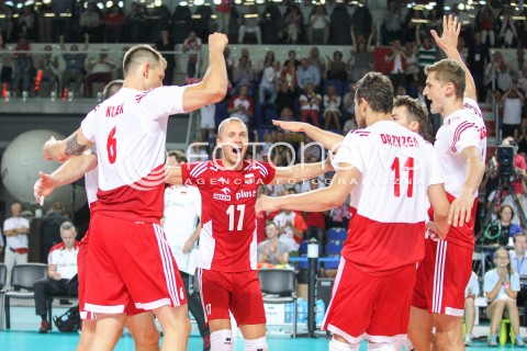  22.08.2015 TORUN ARENA<br />XIII MEMORIAL HUBERTA JERZEGO WAGNERA <br />MECZ POLSKA - JAPONIA ( MATCH POLAND - JAPAN ) <br />N/Z PAWEL ZATORSKI RADOSC EMOCJE <br /> 