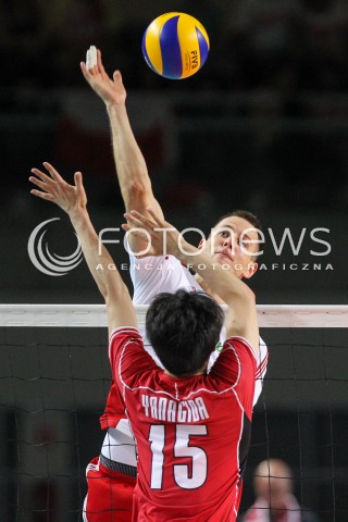  22.08.2015 TORUN ARENA<br />XIII MEMORIAL HUBERTA JERZEGO WAGNERA <br />MECZ POLSKA - JAPONIA ( MATCH POLAND - JAPAN ) <br />N/Z BARTOSZ KUREK <br /> 