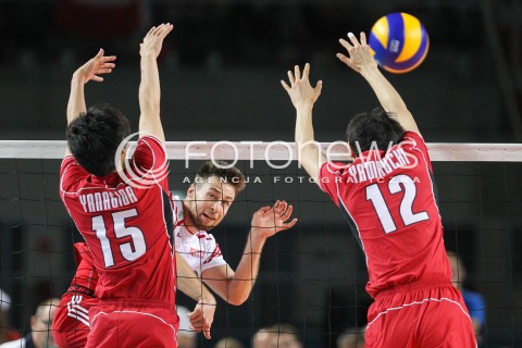  22.08.2015 TORUN ARENA<br />XIII MEMORIAL HUBERTA JERZEGO WAGNERA <br />MECZ POLSKA - JAPONIA ( MATCH POLAND - JAPAN ) <br />N/Z MICHAL KUBIAK <br /> 