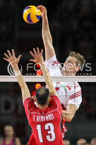  22.08.2015 TORUN ARENA<br />XIII MEMORIAL HUBERTA JERZEGO WAGNERA <br />MECZ POLSKA - JAPONIA ( MATCH POLAND - JAPAN ) <br />N/Z PIOTR NOWAKOWSKI <br /> 