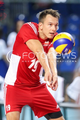  23.08.2015 TORUN ARENA<br />XIII MEMORIAL HUBERTA JERZEGO WAGNERA <br />MECZ POLSKA - IRAN ( MATCH POLAND - IRAN ) <br />N/Z WOJCIECH WLODARCZYK SYLWETKA <br /> 