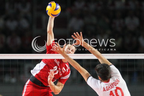  23.08.2015 TORUN ARENA<br />XIII MEMORIAL HUBERTA JERZEGO WAGNERA <br />MECZ POLSKA - IRAN ( MATCH POLAND - IRAN ) <br />N/Z RAFAL BUSZEK <br /> 