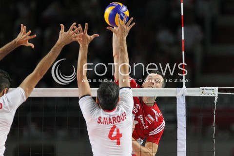  23.08.2015 TORUN ARENA<br />XIII MEMORIAL HUBERTA JERZEGO WAGNERA <br />MECZ POLSKA - IRAN ( MATCH POLAND - IRAN ) <br />N/Z RAFAL BUSZEK <br /> 