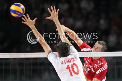  23.08.2015 TORUN ARENA<br />XIII MEMORIAL HUBERTA JERZEGO WAGNERA <br />MECZ POLSKA - IRAN ( MATCH POLAND - IRAN ) <br />N/Z RAFAL BUSZEK <br /> 