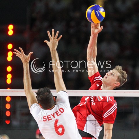  23.08.2015 TORUN ARENA<br />XIII MEMORIAL HUBERTA JERZEGO WAGNERA <br />MECZ POLSKA - IRAN ( MATCH POLAND - IRAN ) <br />N/Z PIOTR NOWAKOWSKI <br /> 