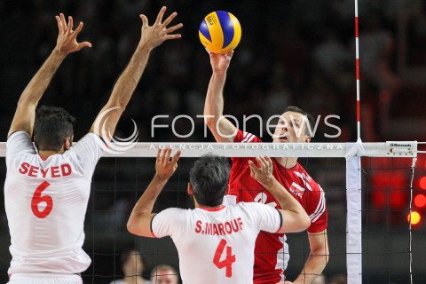  23.08.2015 TORUN ARENA<br />XIII MEMORIAL HUBERTA JERZEGO WAGNERA <br />MECZ POLSKA - IRAN ( MATCH POLAND - IRAN ) <br />N/Z RAFAL BUSZEK <br /> 