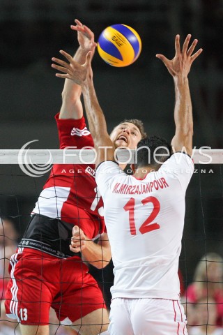  23.08.2015 TORUN ARENA<br />XIII MEMORIAL HUBERTA JERZEGO WAGNERA <br />MECZ POLSKA - IRAN ( MATCH POLAND - IRAN ) <br />N/Z MICHAL KUBIAK <br /> 