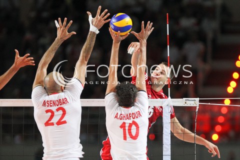  23.08.2015 TORUN ARENA<br />XIII MEMORIAL HUBERTA JERZEGO WAGNERA <br />MECZ POLSKA - IRAN ( MATCH POLAND - IRAN ) <br />N/Z BARTOSZ KUREK <br /> 