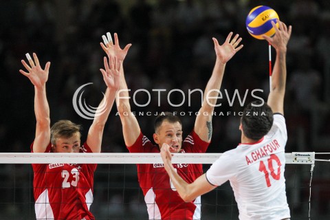  23.08.2015 TORUN ARENA<br />XIII MEMORIAL HUBERTA JERZEGO WAGNERA <br />MECZ POLSKA - IRAN ( MATCH POLAND - IRAN ) <br />N/Z BARTOSZ KUREK MATEUSZ BIENIEK <br /> 