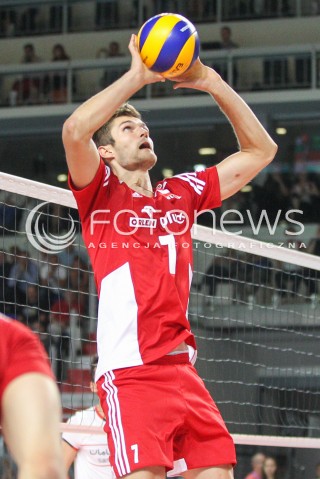  23.08.2015 TORUN ARENA<br />XIII MEMORIAL HUBERTA JERZEGO WAGNERA <br />MECZ POLSKA - IRAN ( MATCH POLAND - IRAN ) <br />N/Z KAROL KLOS SYLWETKA <br /> 