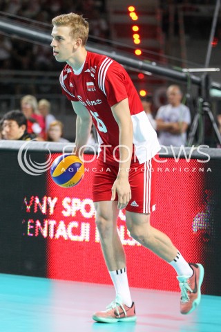  23.08.2015 TORUN ARENA<br />XIII MEMORIAL HUBERTA JERZEGO WAGNERA <br />MECZ POLSKA - IRAN ( MATCH POLAND - IRAN ) <br />N/Z ARTUR SZALPUK SYLWETKA <br /> 