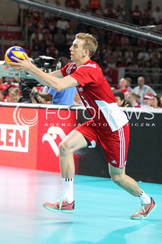  23.08.2015 TORUN ARENA<br />XIII MEMORIAL HUBERTA JERZEGO WAGNERA <br />MECZ POLSKA - IRAN ( MATCH POLAND - IRAN ) <br />N/Z ARTUR SZALPUK SYLWETKA <br /> 