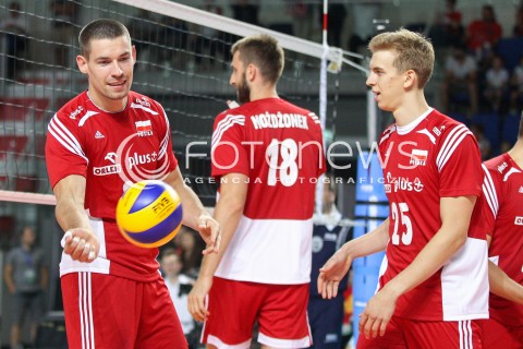  23.08.2015 TORUN ARENA<br />XIII MEMORIAL HUBERTA JERZEGO WAGNERA <br />MECZ POLSKA - IRAN ( MATCH POLAND - IRAN ) <br />N/Z DAWID KONARSKI ARTUR SZALPUK <br /> 