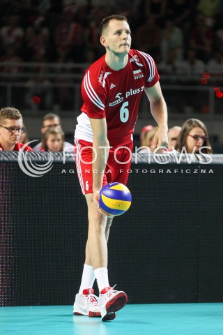  23.08.2015 TORUN ARENA<br />XIII MEMORIAL HUBERTA JERZEGO WAGNERA <br />MECZ POLSKA - IRAN ( MATCH POLAND - IRAN ) <br />N/Z BARTOSZ KUREK SYLWETKA <br /> 