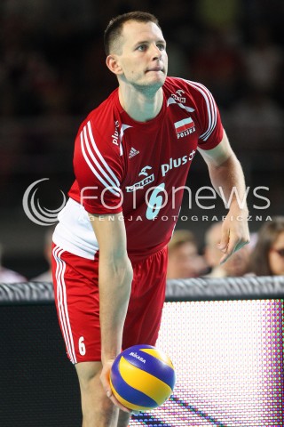  23.08.2015 TORUN ARENA<br />XIII MEMORIAL HUBERTA JERZEGO WAGNERA <br />MECZ POLSKA - IRAN ( MATCH POLAND - IRAN ) <br />N/Z BARTOSZ KUREK SYLWETKA <br /> 