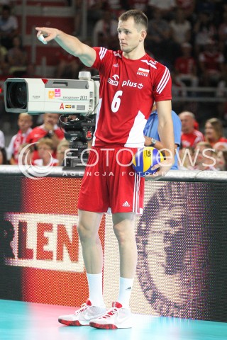  23.08.2015 TORUN ARENA<br />XIII MEMORIAL HUBERTA JERZEGO WAGNERA <br />MECZ POLSKA - IRAN ( MATCH POLAND - IRAN ) <br />N/Z BARTOSZ KUREK SYLWETKA <br /> 