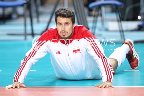  24.08.2015 TORUN ARENA<br />XIII MEMORIAL HUBERTA JERZEGO WAGNERA <br />MECZ POLSKA - FRANCJA ( MATCH POLAND - FRANCE ) <br />N/Z FABIAN DRZYZGA SYLWETKA <br /> 