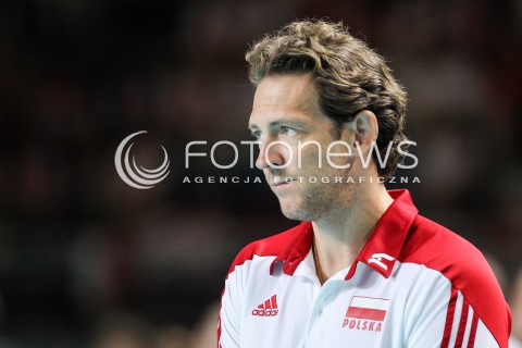  24.08.2015 TORUN ARENA<br />XIII MEMORIAL HUBERTA JERZEGO WAGNERA <br />MECZ POLSKA - FRANCJA ( MATCH POLAND - FRANCE ) <br />N/Z STEPHANE ANTIGA TRENER ( HEAD COACH ) <br /> 