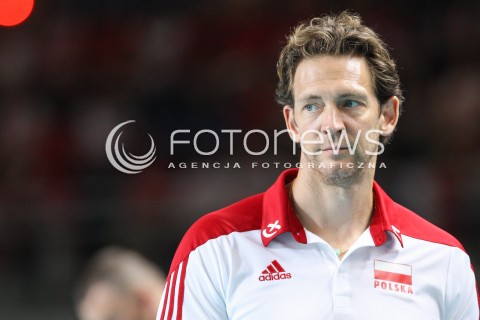  24.08.2015 TORUN ARENA<br />XIII MEMORIAL HUBERTA JERZEGO WAGNERA <br />MECZ POLSKA - FRANCJA ( MATCH POLAND - FRANCE ) <br />N/Z STEPHANE ANTIGA TRENER ( HEAD COACH ) <br /> 