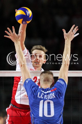  24.08.2015 TORUN ARENA<br />XIII MEMORIAL HUBERTA JERZEGO WAGNERA <br />MECZ POLSKA - FRANCJA ( MATCH POLAND - FRANCE ) <br />N/Z MATEUSZ BIENIEK <br /> 