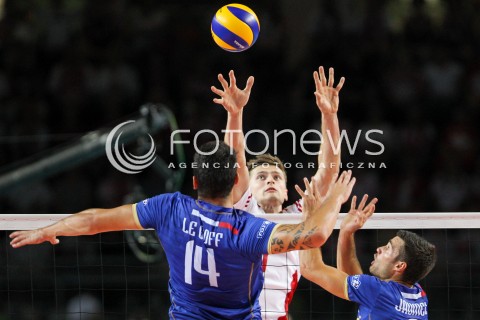  24.08.2015 TORUN ARENA<br />XIII MEMORIAL HUBERTA JERZEGO WAGNERA <br />MECZ POLSKA - FRANCJA ( MATCH POLAND - FRANCE ) <br />N/Z PIOTR NOWAKOWSKI <br /> 