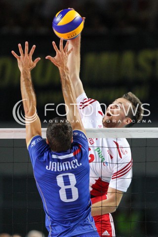  24.08.2015 TORUN ARENA<br />XIII MEMORIAL HUBERTA JERZEGO WAGNERA <br />MECZ POLSKA - FRANCJA ( MATCH POLAND - FRANCE ) <br />N/Z MICHAL KUBIAK <br /> 