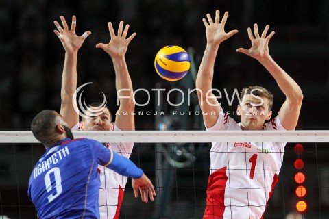  24.08.2015 TORUN ARENA<br />XIII MEMORIAL HUBERTA JERZEGO WAGNERA <br />MECZ POLSKA - FRANCJA ( MATCH POLAND - FRANCE ) <br />N/Z DAWID KONARSKI PIOTR NOWAKOWSKI <br /> 