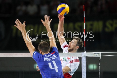  24.08.2015 TORUN ARENA<br />XIII MEMORIAL HUBERTA JERZEGO WAGNERA <br />MECZ POLSKA - FRANCJA ( MATCH POLAND - FRANCE ) <br />N/Z MICHAL KUBIAK <br /> 