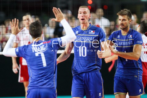  24.08.2015 TORUN ARENA<br />XIII MEMORIAL HUBERTA JERZEGO WAGNERA <br />MECZ POLSKA - FRANCJA ( MATCH POLAND - FRANCE ) <br />N/Z KEVIN LE ROUX ANTONIN ROUZIER RADOSC EMOCJE <br /> 