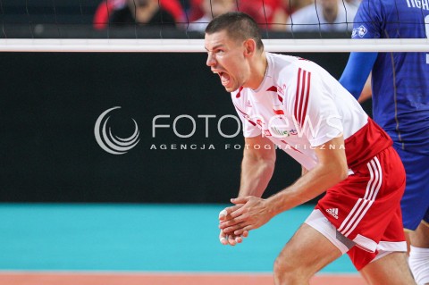  24.08.2015 TORUN ARENA<br />XIII MEMORIAL HUBERTA JERZEGO WAGNERA <br />MECZ POLSKA - FRANCJA ( MATCH POLAND - FRANCE ) <br />N/Z DAWID KONARSKI RADOSC EMOCJE SYLWETKA <br /> 