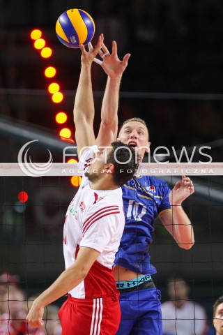  24.08.2015 TORUN ARENA<br />XIII MEMORIAL HUBERTA JERZEGO WAGNERA <br />MECZ POLSKA - FRANCJA ( MATCH POLAND - FRANCE ) <br />N/Z KEVIN LE ROUX FABIAN DRZYZGA <br /> 