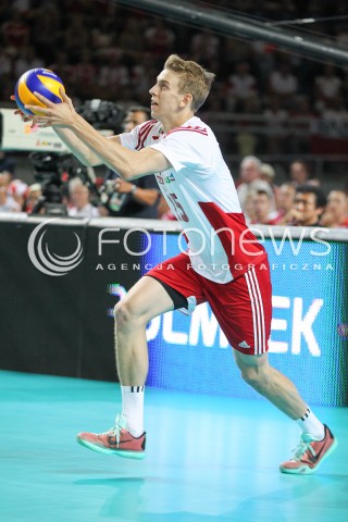  24.08.2015 TORUN ARENA<br />XIII MEMORIAL HUBERTA JERZEGO WAGNERA <br />MECZ POLSKA - FRANCJA ( MATCH POLAND - FRANCE ) <br />N/Z ARTUR SZALPUK SYLWETKA <br /> 