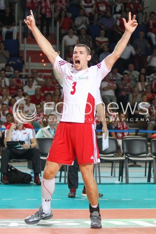  24.08.2015 TORUN ARENA<br />XIII MEMORIAL HUBERTA JERZEGO WAGNERA <br />MECZ POLSKA - FRANCJA ( MATCH POLAND - FRANCE ) <br />N/Z DAWID KONARSKI SYLWETKA RADOSC EMOCJE <br /> 