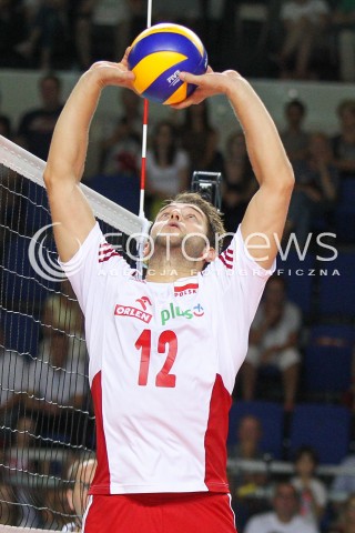  24.08.2015 TORUN ARENA<br />XIII MEMORIAL HUBERTA JERZEGO WAGNERA <br />MECZ POLSKA - FRANCJA ( MATCH POLAND - FRANCE ) <br />N/Z GRZEGORZ LOMACZ SYLWETKA <br /> 