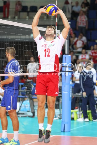  24.08.2015 TORUN ARENA<br />XIII MEMORIAL HUBERTA JERZEGO WAGNERA <br />MECZ POLSKA - FRANCJA ( MATCH POLAND - FRANCE ) <br />N/Z GRZEGORZ LOMACZ SYLWETKA <br /> 