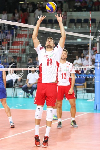  24.08.2015 TORUN ARENA<br />XIII MEMORIAL HUBERTA JERZEGO WAGNERA <br />MECZ POLSKA - FRANCJA ( MATCH POLAND - FRANCE ) <br />N/Z FABIAN DRZYZGA SYLWETKA <br /> 