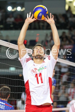  24.08.2015 TORUN ARENA<br />XIII MEMORIAL HUBERTA JERZEGO WAGNERA <br />MECZ POLSKA - FRANCJA ( MATCH POLAND - FRANCE ) <br />N/Z FABIAN DRZYZGA SYLWETKA <br /> 