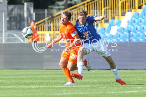  30.08.2015 MIELEC <br />PILKA NOZNA T-MOBILE EKSTRAKLASA SEZON 2015/2016 7. KOLEJKA <br />FOOTBALL POLISH EKSTRAKLASA SEASON 2015/2016 <br />MECZ TERMALICA BRUK-BET NIECIECZA - LECH POZNAN <br />N/Z JAKUB BISKUP TOMASZ KEDZIORA <br /> 