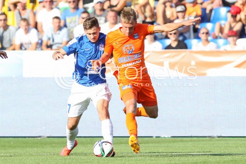  30.08.2015 MIELEC <br />PILKA NOZNA T-MOBILE EKSTRAKLASA SEZON 2015/2016 7. KOLEJKA <br />FOOTBALL POLISH EKSTRAKLASA SEASON 2015/2016 <br />MECZ TERMALICA BRUK-BET NIECIECZA - LECH POZNAN <br />N/Z KAROL LINETTY PATRYK FRYC <br /> 