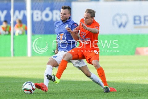  30.08.2015 MIELEC <br />PILKA NOZNA T-MOBILE EKSTRAKLASA SEZON 2015/2016 7. KOLEJKA <br />FOOTBALL POLISH EKSTRAKLASA SEASON 2015/2016 <br />MECZ TERMALICA BRUK-BET NIECIECZA - LECH POZNAN <br />N/Z DARIUSZ FORMELLA BARTLOMIEJ BABIARZ <br /> 