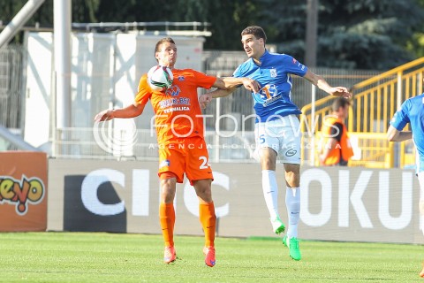  30.08.2015 MIELEC <br />PILKA NOZNA T-MOBILE EKSTRAKLASA SEZON 2015/2016 7. KOLEJKA <br />FOOTBALL POLISH EKSTRAKLASA SEASON 2015/2016 <br />MECZ TERMALICA BRUK-BET NIECIECZA - LECH POZNAN <br />N/Z WOJCIECH KEDZIORA MARCIN KAMINSKI <br /> 