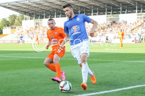  30.08.2015 MIELEC <br />PILKA NOZNA T-MOBILE EKSTRAKLASA SEZON 2015/2016 7. KOLEJKA <br />FOOTBALL POLISH EKSTRAKLASA SEASON 2015/2016 <br />MECZ TERMALICA BRUK-BET NIECIECZA - LECH POZNAN <br />N/Z BARTLOMIEJ SMUCZYNSKI DARIUSZ FORMELLA <br /> 