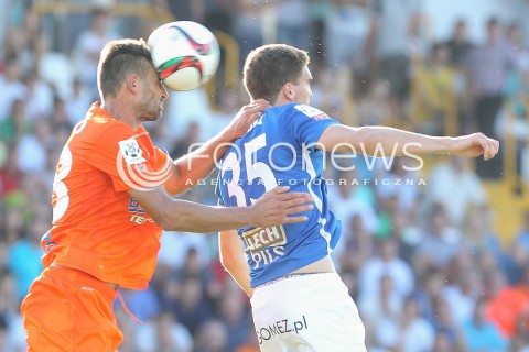  30.08.2015 MIELEC <br />PILKA NOZNA T-MOBILE EKSTRAKLASA SEZON 2015/2016 7. KOLEJKA <br />FOOTBALL POLISH EKSTRAKLASA SEASON 2015/2016 <br />MECZ TERMALICA BRUK-BET NIECIECZA - LECH POZNAN <br />N/Z PAVOL STANO MARCIN KAMINSKI <br /> 