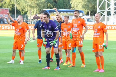  30.08.2015 MIELEC <br />PILKA NOZNA T-MOBILE EKSTRAKLASA SEZON 2015/2016 7. KOLEJKA <br />FOOTBALL POLISH EKSTRAKLASA SEASON 2015/2016 <br />MECZ TERMALICA BRUK-BET NIECIECZA - LECH POZNAN <br />N/Z PAVOL STANO SEBASTIAN NOWAK DALIBOR PLEVA TOMASZ FOSZMANCZYK RADOSC WYGRANA ZWYCIESTWO<br /> 