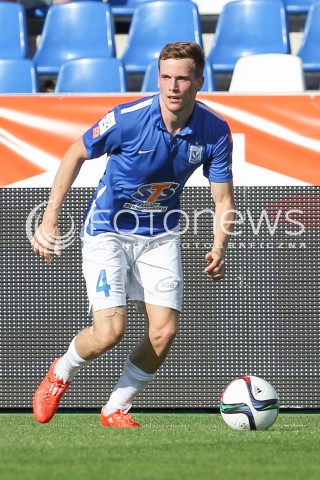  30.08.2015 MIELEC <br />PILKA NOZNA T-MOBILE EKSTRAKLASA SEZON 2015/2016 7. KOLEJKA <br />FOOTBALL POLISH EKSTRAKLASA SEASON 2015/2016 <br />MECZ TERMALICA BRUK-BET NIECIECZA - LECH POZNAN <br />N/Z TOMASZ KEDZIORA SYLWETKA <br /> 