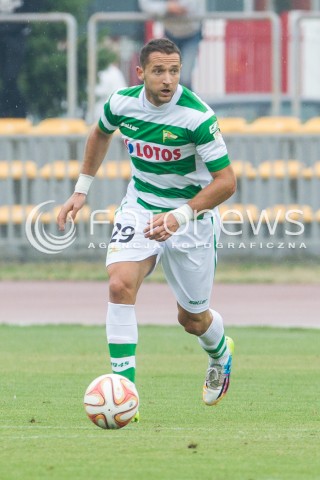  05.09.2015 RZESZOW<br />JUBILEUSZ 110-LECIA KLUBU RESOVIA RZESZOW<br />MECZ CWKS RESOVIA RZESZOW - LECHIA GDANSK<br />N/Z NEVEN MARKOVIC SYLWETKA<br /> 