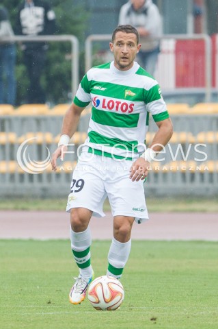  05.09.2015 RZESZOW<br />JUBILEUSZ 110-LECIA KLUBU RESOVIA RZESZOW<br />MECZ CWKS RESOVIA RZESZOW - LECHIA GDANSK<br />N/Z NEVEN MARKOVIC SYLWETKA<br /> 